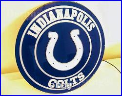 New Indianapolis Colts 3D LED Neon Light Sign Lamp 16 Beer Bar Wall Decor