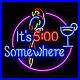 New-It-s-500-Somewhere-Parrot-Beer-Bar-Neon-Sign-19x15-01-uub