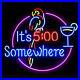 New-It-s-500-Somewhere-Parrot-Neon-Sign-Beer-Bar-Pub-Gift-Light-17x14-01-zmi