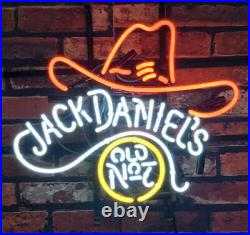 New Jack Lives Here Hat Old. 7 17x14 Light Lamp Neon Sign Beer Bar Wall Decor