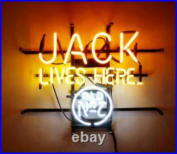 New Jack Lives Here Old. 7 Whiskey 17x14 Light Lamp Neon Sign Beer Wall Decor