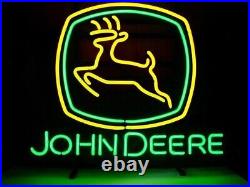 New John Deere Agriculture Truck Real Neon Sign Beer Bar Light Home Wall Decor