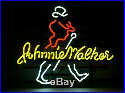 New Johnnie Walker Neon Sign Wall Decor Beer Bar Light FAST FREE SHIP
