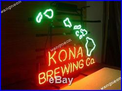 New KONA BREWING COMPANY CO HAWAI ISLAND Beer Bar Neon Light Sign FREE SHIP