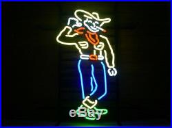 New Las Vegas Cowboy Bar Beer Neon Sign 17x6