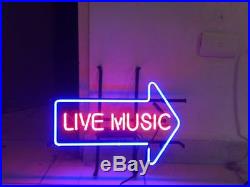 New Live Music Beer Bar Neon Light Sign 17x14