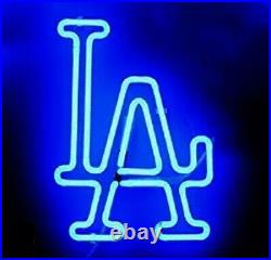 New Los Angeles Dodgers Neon Light Sign 20x16 Beer Bar Real Glass Lamp Decor