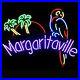 New-Margaritaville-Parrot-Bird-Palm-Trees-Neon-Light-Sign-20x16-Beer-Bar-01-dryj