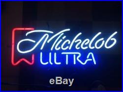 New Michelob Ultra Beer Bar Man Cave Neon Light Sign 17x14