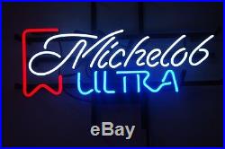 New Michelob Ultra Beer Bar Neon Light Sign 17x14 Fast Ship