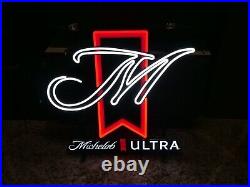 New Michelob Ultra Beer LED Iconic Sign No Neon Restaurant Bar Sign 23x22