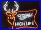 New-Miller-High-Life-Deer-Man-Cave-Neon-Light-Sign-20x16-Real-Glass-Bar-Beer-01-vrr