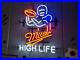 New-Miller-High-Life-Football-Neon-Light-Sign-20x16-Lamp-Real-Glass-Bar-Beer-01-pdvh