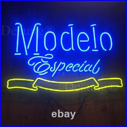 New Modelo Especial 1925 Neon Lamp Light Sign 17x14 Decor Glass Bar Beer