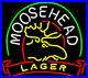 New-Moosehead-Lager-Deer-Neon-Light-Sign-17x14-Beer-Bar-Man-Cave-Real-Glass-01-qdip