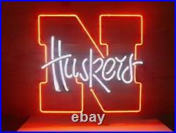 New Nebraska Cornhuskers Bar Beer Neon Light Sign 17x14 Beer Bar Wall Decor