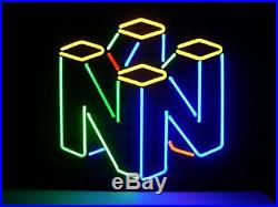 New Nintendo 64 Game Neon Light Sign 20x16 Beer Gift Bar Real Glass Artwork