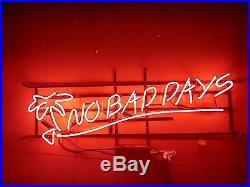 New No Bad Days Beer Wall Decor Neon Sign 19x15