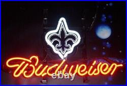 New Orleans Saints Beer 17x14 Neon Lamp Sign Light Cave Bar Wall Decor