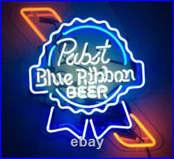 New Pabst Blue Ribbon Beer Acrylic 20x16 Neon Light Sign Lamp Bar Wall Decor