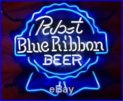 New Pabst Blue Ribbon Beer Bar Neon Light Sign 17x14