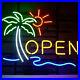 New-Palm-Tree-Sun-Open-Neon-Light-Sign-17x14-Beer-Cave-Bar-Real-Glass-01-bkof