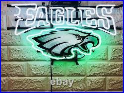 New Philadelphia Eagles Beer Neon Light Sign 20 HD Vivid Printing Technology