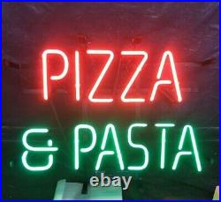 New Pizza & Pasta Beer Neon Sign 17x14 Light Lamp Bar Collection Decor JY216