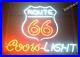New-Rare-New-Route-66-Coors-Light-HANDCRAFTED-Real-Beer-BAR-NEON-LIGHT-SIGN-01-nj
