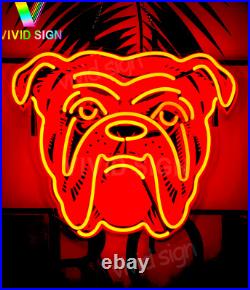 New Red Dog Beer Logo Neon Light Sign Lamp 17x17 With HD Vivid Printing