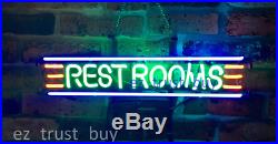 New Restrooms Rest Rooms Wall Decor Beer Neon Sign 17