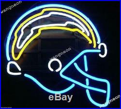 New SAN DIEGO CHARGERS FOOTBALL Beer Bar Real Neon Light Sign FREE FAST SHIPPING