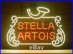New STELLA ARTOIS Beer Bar Neon Light Sign 17x14