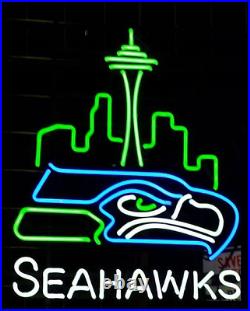 New Seattle City Seahawks Go Seahawks Light Lamp Beer Neon Sign 32x24