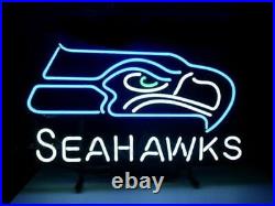 New Seattle Seahawks Neon Light Sign 17x14 Beer Cave Gift Bar Decor