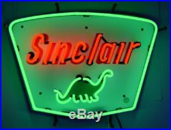 New Sinclair Dino Gasoline Neon Sign Beer Bar Pub Gift Light 20x16