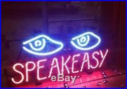 New Speakeasy Eyes Beer Neon Sign 17x14