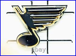 New St. Louis Blues Beer Lamp Neon Light Sign 20x16 With HD Vivid Printing