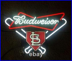 New St. Louis Cardinals Neon Light Sign 20x16 Beer Lamp Bar Glass