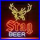 New-Stag-Beer-Deer-Man-Cave-Neon-Light-Sign-19x15-Real-Glass-Artwork-Bar-01-rp