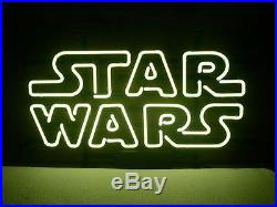 New Star Wars Beer Bar Pub Real Glass Neon Sign 20x16