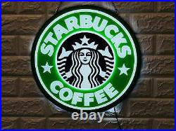 New Starbucks Coffee 3D LED Neon Light Sign 16 Beer Bar Lamp Display Wall Decor