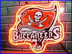 New Tampa Bay Buccaneers Neon Light Sign 20x16 Acrylic Lamp Glass Bar Beer