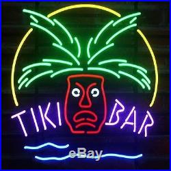 New Tiki Bar Totem Pole Beer Neon Light Sign 20x16