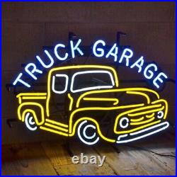 New Truck Garage Neon Light Sign 24x20 Lamp Poster Real Glass Beer Bar