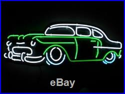 New Vintage Old Car Neon Sign Light 20x16 Wall Decor Man Cave Bar Beer