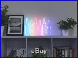 New Wine Bottles Neon Light Sign Beer Bar Club decorationDisplay