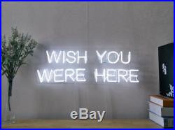 New Wish You Were Here Neon Light Sign Beer Bar Club decorationDisplay