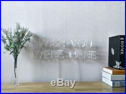 New Wish You Were Here Neon Light Sign Beer Bar Club decorationDisplay
