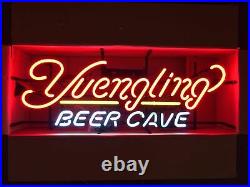 New Yuengling Beer Cave Neon Light Sign 20x16 Bar Gift Lamp Real Glass Tube